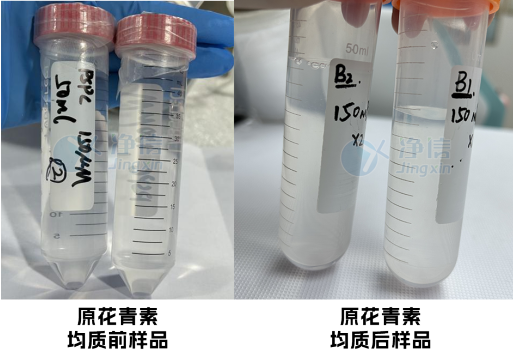 高壓均質機樣品均質前處理的實驗結果
