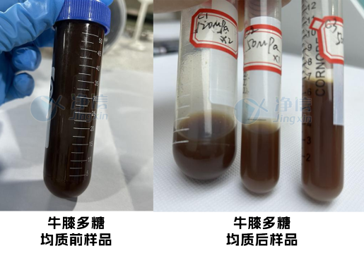 高壓均質機樣品均質前處理的實驗結果